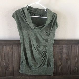 Green blouse